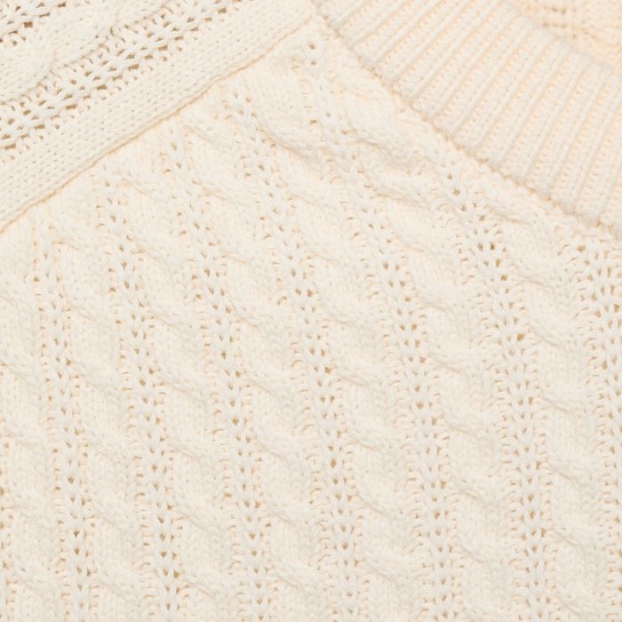 Textured Knit Crewneck Sweater